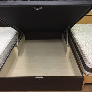 【愛品館市原店】Serta（サータ）跳ね上げ式セミダブルベッド【管理IGB017579-104】の画像