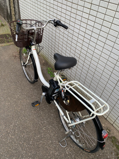 YAMAHA PAS natura ホワイト　新基準　電動アシスト自転車
