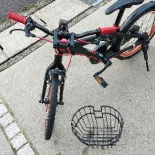 子供用自転車 最軽量 ブリジストン レベナ 18インチ かご付きの画像