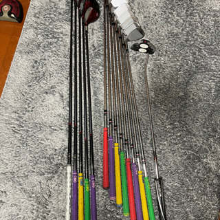 ゴルフクラブ（パター付き）キャディバッグセット　Taylormade　odyssey　adidas