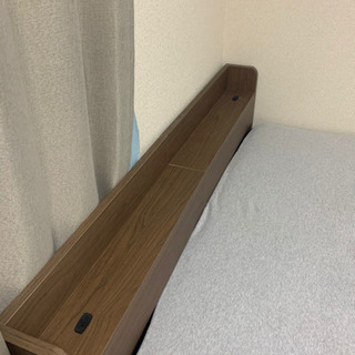 【美品】ダブルベッド　マットレス付　無料でお譲りしますの画像