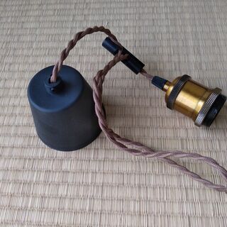 １灯用ペンダントソケット　E26　引掛シーリング