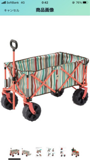 ロゴス丸洗いOK長物キャリー