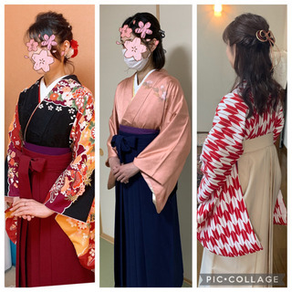 【卒業式お着付け】🌸お早目にの画像