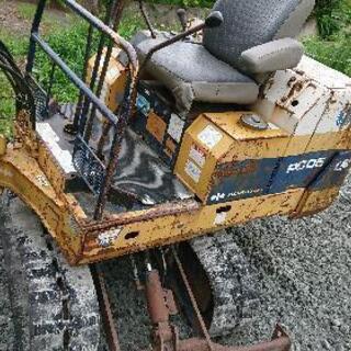 ミニユンボ！コマツPC-05車両交換OK青森岩手秋田バックホーショベル早い者勝ちの画像