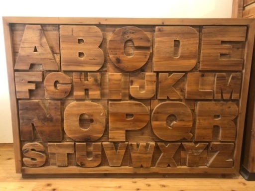 クラッシュゲート／ノットアンティークスABCチェスト　棚　アンティーク