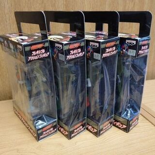 バンプレスト　仮面ライダー　フレキシブルアクションフィギュア　全4種　未開封品　非売品の画像