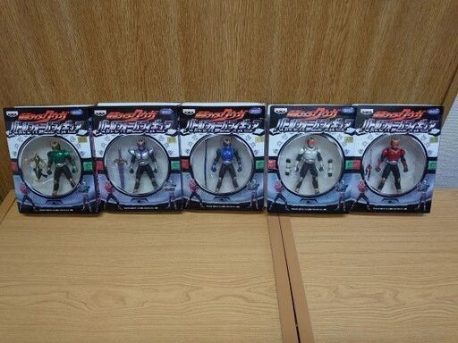バンプレスト　仮面ライダークウガ　バトルフォームフィギュア　全5種　未開封品　非売品