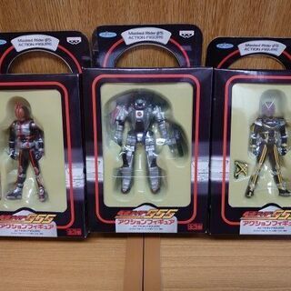 バンプレスト　仮面ライダー555　アクションフィギュア　全3種　...