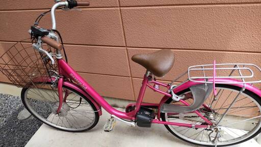 アイジュサイクル THREE STONE スリーストーン 26インチ 電動アシスト自転車 パスピエ Passpied TH265 ルージュピンク