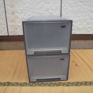 JM11322)SALIV 収納ケース2セット 中古品【取りに来...