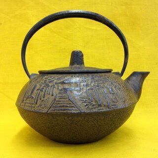 南部鉄器 岩鋳 本場盛岡 平泉 中尊寺 急須 茶道具 茶器 鉄瓶 古道具 札幌 厚別店の画像