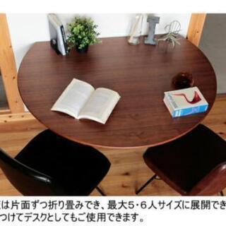 昇降式 テーブル 形変えれる 丸テーブルにも