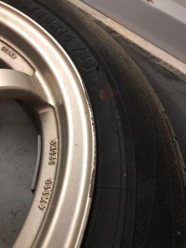 値下げ！！14インチ　SSR タイプC ヴィヴィオに装着！