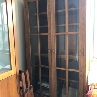 オーク材本棚