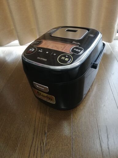 【お譲りします】アイリスオーヤマ IHジャー炊飯器 3合 RC-IE30-B