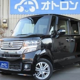 【大人気】N-BOX　これこそ軽の最高峰♪♪　黒なのも最高(^^♪　ナビ！　フルセグ！　片側電スラ！の画像