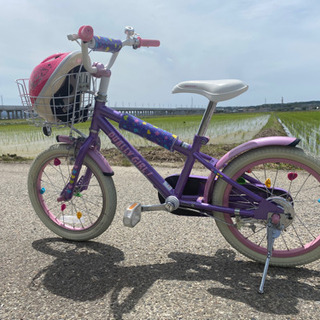 【値下げしました！】美品  子供用自転車　16インチ　ヘルメット付