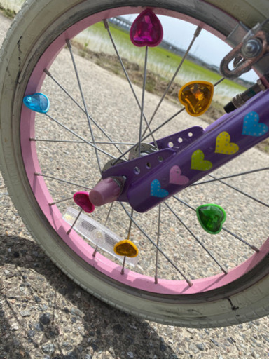 【値下げしました！】美品  子供用自転車　16インチ　ヘルメット付