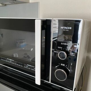 2021年度製HITACHIの電子レンジを1000円で譲りますの画像