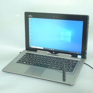 1台限定 送料無料 タブレット 高速SSD搭載 中古良品 Windows10 11.6型 富士通 Q702/G Core i5 4GB 無線 Bluetooth webカメラ LibreOffice済