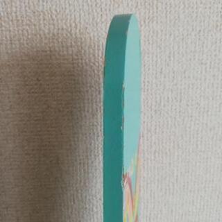 木製の身長計　壁掛けタイプの画像