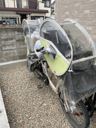 決まりました！フラッカーズギア付き2人子ども乗せ自転車