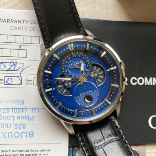 ★新品 CITIZEN 国際保証書 逆輸入 日本未発売 シチズン エコドライブ