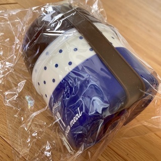 新品　スープカップ付　二段ランチボックス
