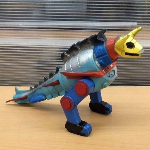 当時品 ソフビ 大空魔竜 ガイキング 約全長29.5cm レトロ バンダイ フジテレビ 東映動画 札幌 西野店