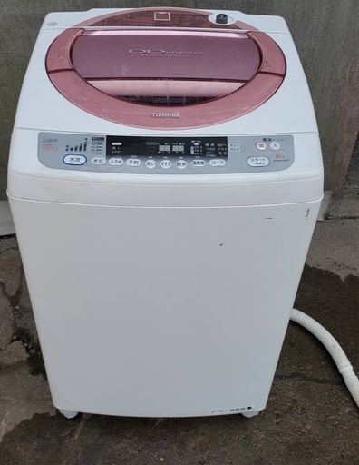 TOSHIBA 洗濯機 8.0kg 2010年製⭕ 期間限定千歳市内、平日午前中、1階のみ無料配送‼️