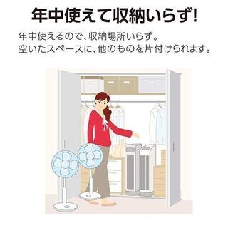 中古 コイズミ 送風機能付ファンヒーターの画像