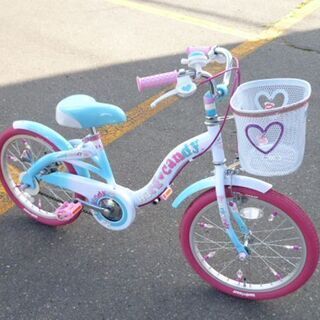 子供用自転車 18インチ ブルー ハードキャンディ フェアリー 補助輪