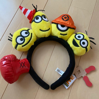 【美品！】ユニバ　USJ  ミニオンカチューシャ　グッズ
