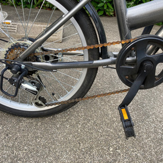 折りたたみ自転車の画像