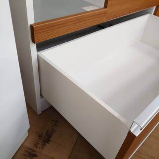 【愛品倶楽部柏店】ユーアイ　ミドルキッチンボード　アーモンドK－120HOP　下台【店舗同時販売中】の画像