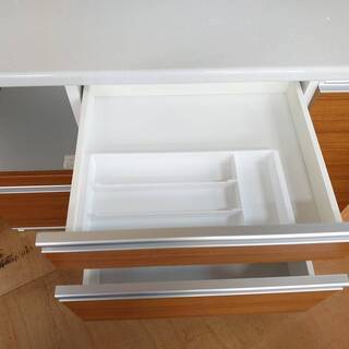 【愛品倶楽部柏店】ユーアイ　ミドルキッチンボード　アーモンドK－120HOP　下台【店舗同時販売中】の画像