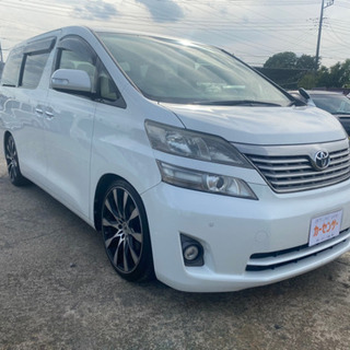 【支払い総額48万円】車検2年渡し ヴェルファイア Tチェーン 片側PWスラ Pスタータ スマートキー ETC ワンセグナビ Bカメラ CVT 社外アルミ 調子良好 の画像