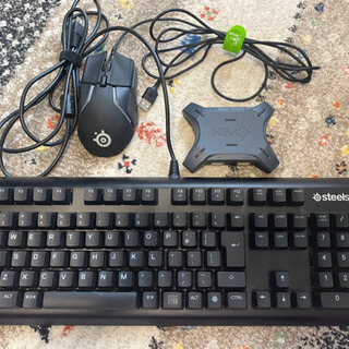 steelseriesゲーミングキーボード・ゲーミングマウスXIM4セットの画像