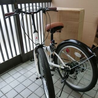 ARCHNESS折りたたみ自転車20インチ6段変速（未使用に近い）