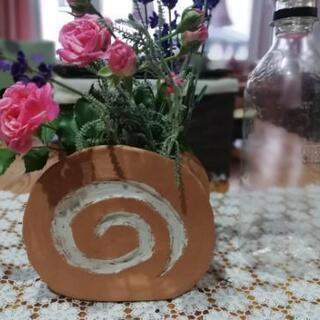 ロールケーキ型プランター