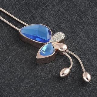 バタフライネックレスの画像