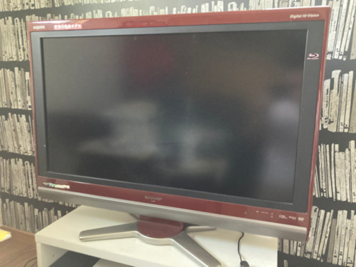 SHARP 液晶テレビ(AQUOS) 32V B-CASカード・テレビ台付
