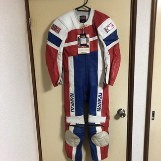 ナンカイ　南海　レーシングスーツ　革ツナギ　タグ付き