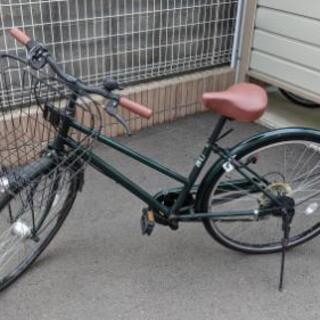 26インチ自転車　6段階変速、オートライト