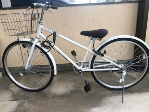☆美品　◯無印良品　26型フル装備自転車・ベージュ