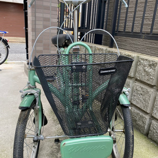 ◆ブリヂストン　前二輪三輪車　ミンナ　高齢者用　カゴ付き　カバー付 ブリヂストン ミンナ 三輪車 MINNA 三輪 自転車