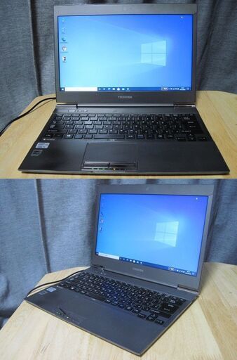 ウルトラモバイル1090g東芝 dynabookR632/H 13.3インチ-i5-3337Ｕ1.80GHzカメラ無し/メモリ6G/SSD128G/液晶枠割れ有り、塗装剥げあり。