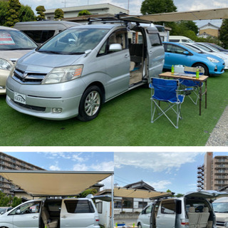 値下げ！キャンピング仕様アルファード10HV！HVバッテリー交換済み！