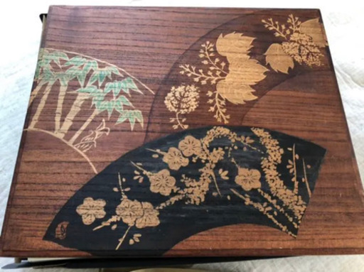 【新品】和風　木箱　小物入れ　高級感和装箱　和小物